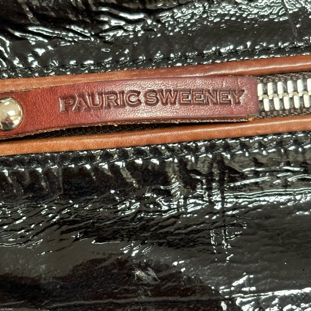 Pauric Sweeney Black Leather Handbag